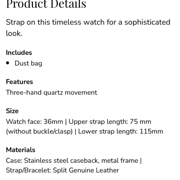 Monroe Sunburst Sole’rose Watch Gray Leather - Picture 10 of 15